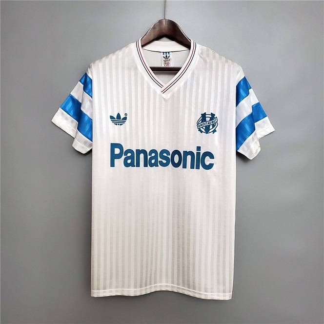AAA Quality Marseille 90/91 Home Soccer Jersey